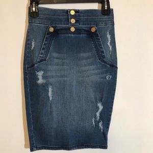 bebe Skirts - Bebe denim skirt. bebe Skirts - Bebe denim skirt.